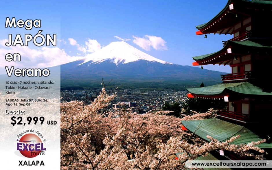 Viaja al milenario Japón este verano! | Excel Tours Xalapa