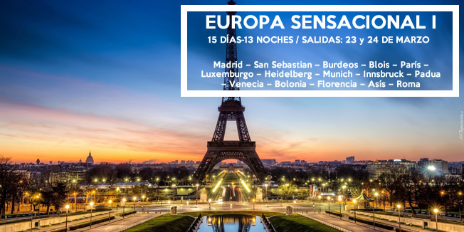 Europa Sensacional I Semana Santa 2018