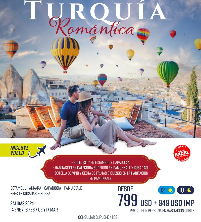 Viajes 2024 a Turquía, Egipto, Tierra Santa, Jordania, Israel desde